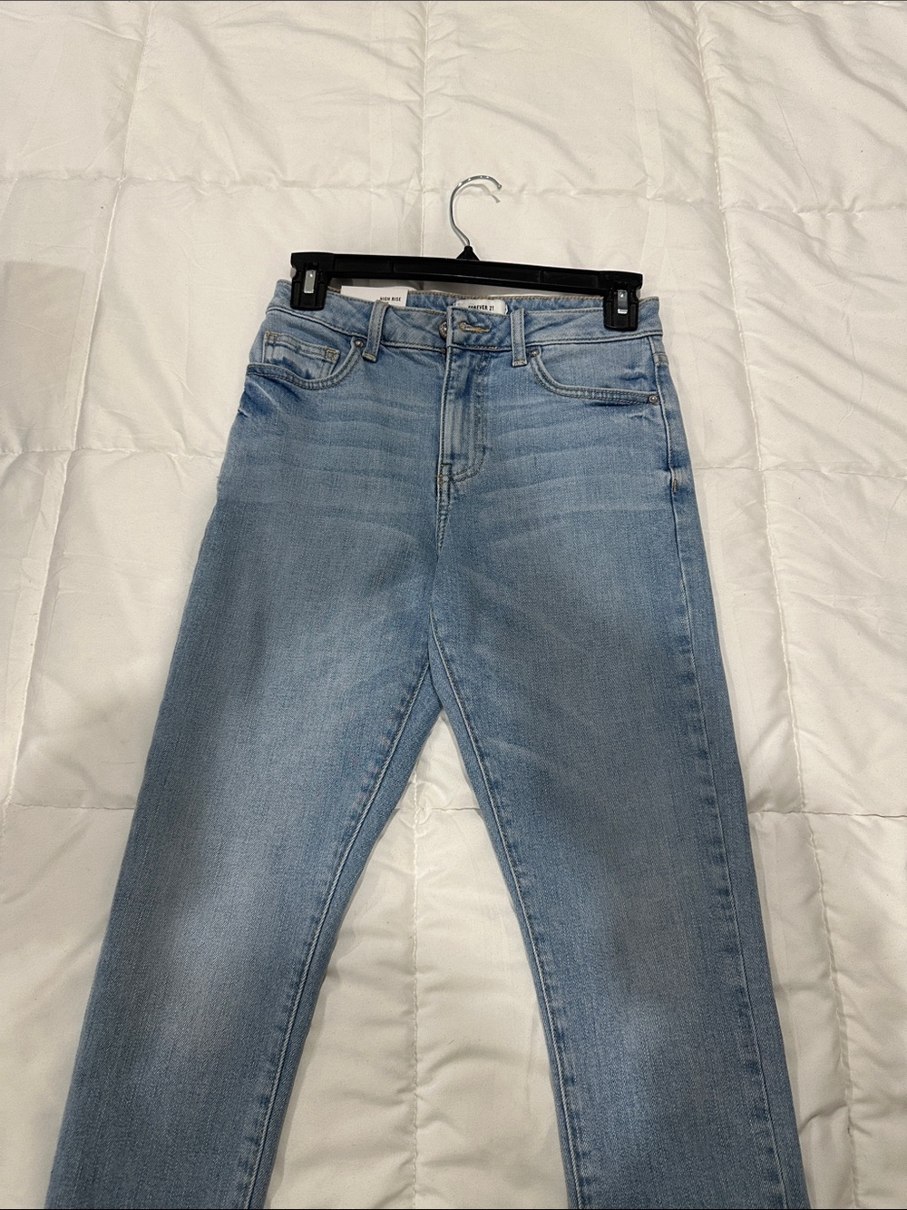 Forever 21 Light Blue High-Rise Jeans